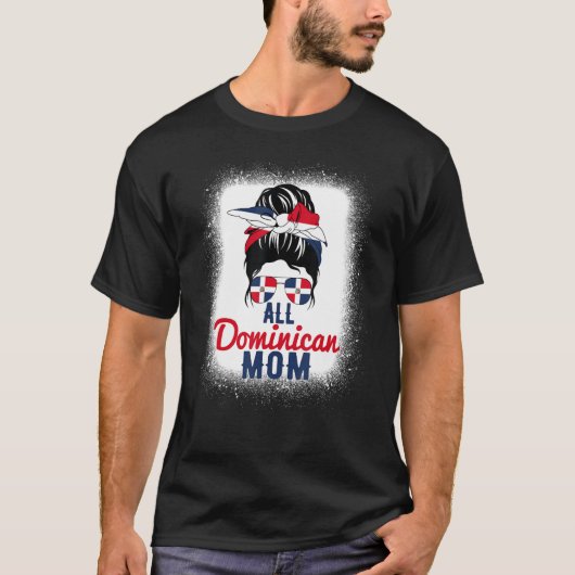 Alle Dominicaanse Moeder Dominicaanse Republiek Vl T-shirt (Voorkant)
