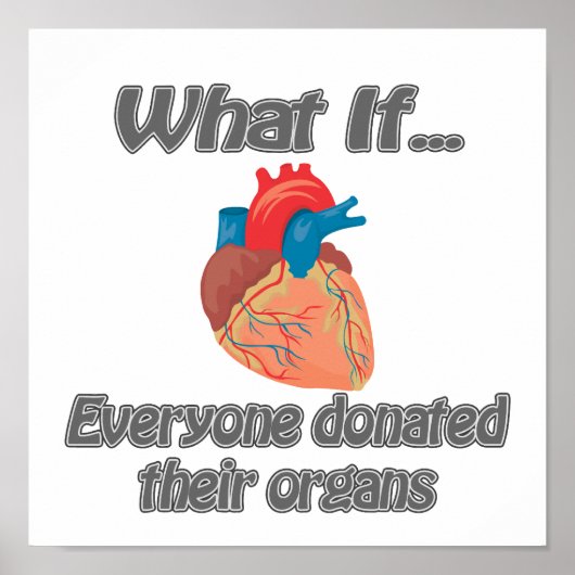 alle donororganen poster (Voorkant)