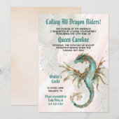 Alle Dragon Riders verjaardagsuitnodiging Kaart (Voorkant / Achterkant)