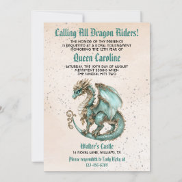 Alle Dragon Riders verjaardagsuitnodiging Kaart