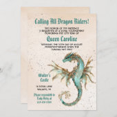 Alle Dragon Riders verjaardagsuitnodiging Kaart (Voorkant / Achterkant)