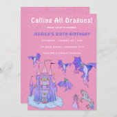 Alle dragons op de geboorte van kinderen kaart (Voorkant / Achterkant)