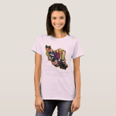 Alle drie de fietsers vrij t-shirt (Voorkant volledig)
