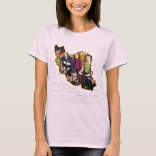 Alle drie de fietsers vrij t-shirt