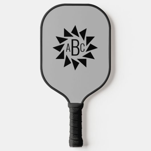 Alle driewielige geometrische driehoeken met een L Pickleball Paddle (Voorkant)