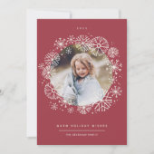 Alle drijfmest | Enkele foto Feestdagenkaart (Voorkant)