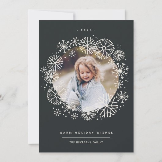 Alle drijfmest | Enkele foto Feestdagenkaart (Voorkant)