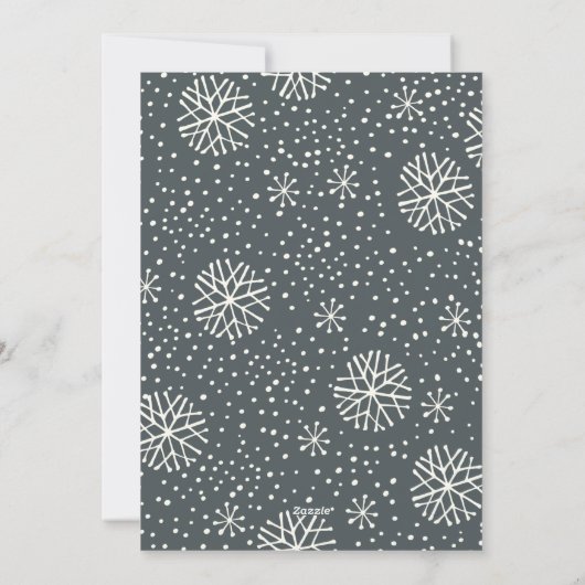 Alle drijfmest | Enkele foto Feestdagenkaart (Achterkant)