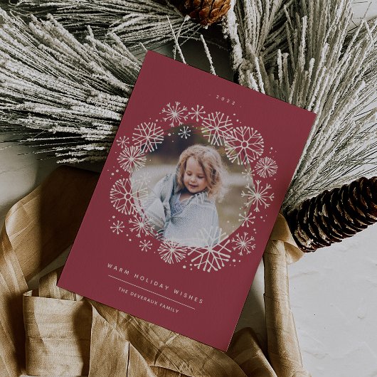 Alle drijfmest | Enkele foto Feestdagenkaart