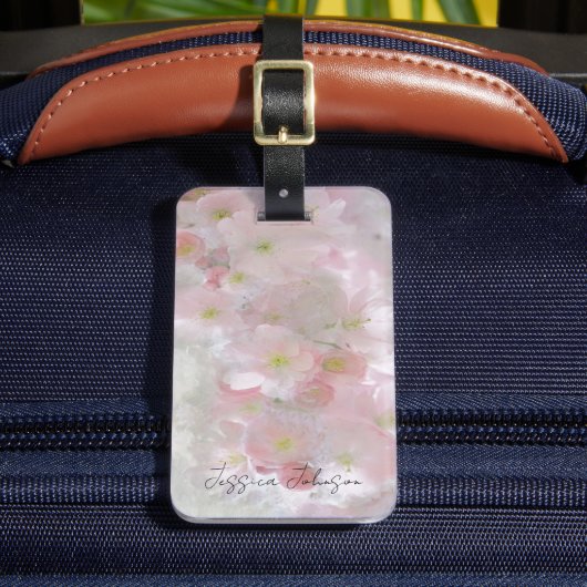 Alle dromen in roze Bagagelabel (Voorkant Insitu 2)