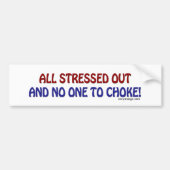 Alle drukke bloeddrukticker bumpersticker (Voorkant)