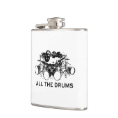 Alle drums Drummer Heupfles (Links)