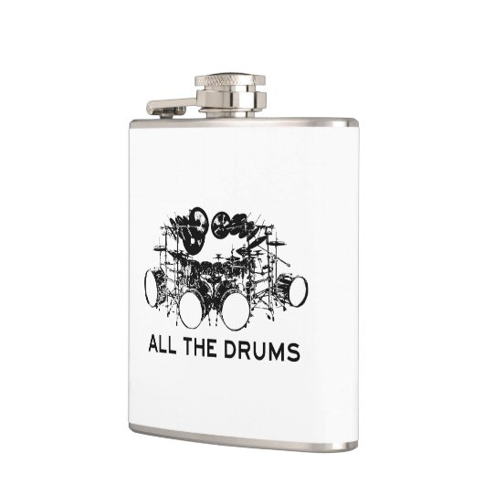 Alle drums Drummer Heupfles (Links)