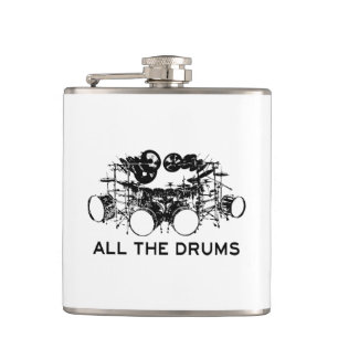 Alle drums Drummer Heupfles