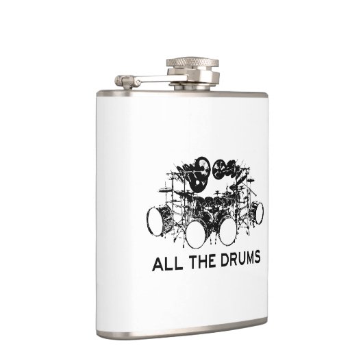 Alle drums Drummer Heupfles (Rechts)