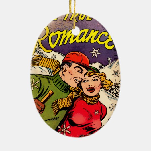 Alle echte Romance #3 -  stripboek Keramisch Ornament (Achterkant)