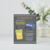 Alle Eenheden Walkie Talkie Kinderen Politie Verja Kaart (Staand voorkant)