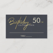 ALLE EENVOUDIGE LEEFTIJDSGEBEURTENISSEN, GOLD BIRT VISITEKAARTJE (Voorkant)