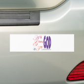 Alle eer aan God Bumpersticker (Op auto)