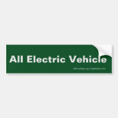 Alle elektrische voertuigen - bumpersticker (Voorkant)