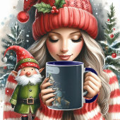 Alle Elfen Sneeuwvlokken Mijn Eerste Kerstmis  Mok