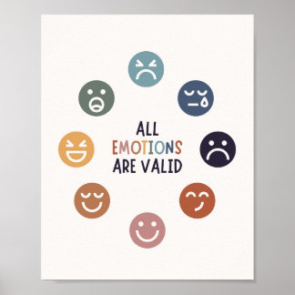 Alle emoties zijn geldig poster