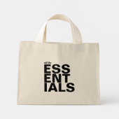 Alle ESSENTIËLE | Modern minimalist Mini Tote Bag (Achterkant)