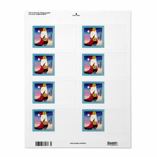 ALLE ETIKET - Alle COWboyBoots zijn ingedrukt (Full Sheet)