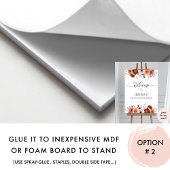 Alle evenementen, Bourgogne en Blush Floral Welcom Poster