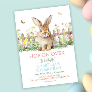 Alle Evenementen - Bunny Birthday Baby shower Paas Kaart
