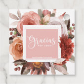 Alle Evenementen, Hemel in Roos Blush Floral Graci Bedankjes Labels (Achterkant)