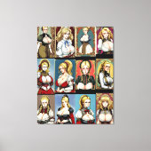 Alle Faire Maidens Canvas Afdruk (Voorkant)