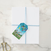 Alle feestbeesten bellen cadeaulabel (Met Touw)