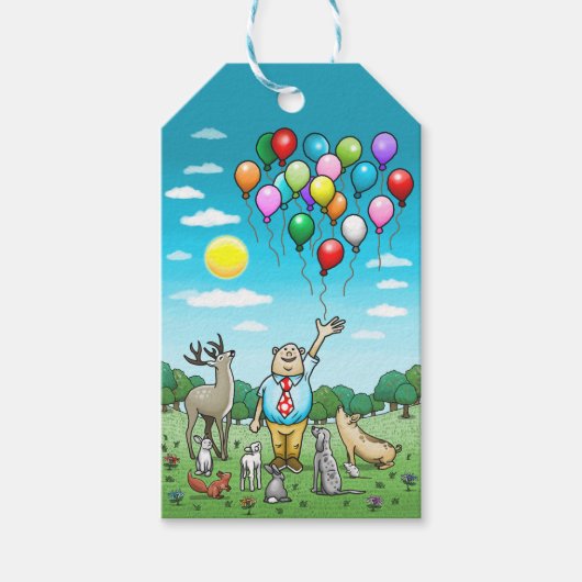 Alle feestbeesten bellen cadeaulabel (Voorkant)