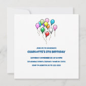 Alle feestbeesten bellen kaart (Achterkant)