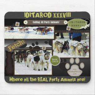 Alle feestbeesten bellen! muismat