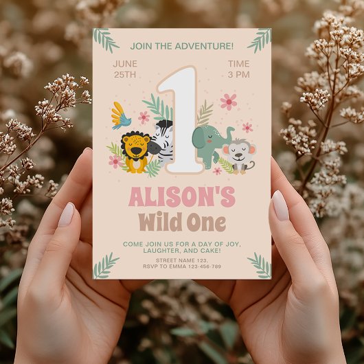 Alle feestbeesten bellen, Oerwoud 1e verjaardag Kaart