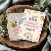 Alle feestbeesten bellen, Oerwoud 1e verjaardag Kaart