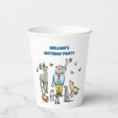 Alle feestbeesten bellen papieren bekers (Achterkant)