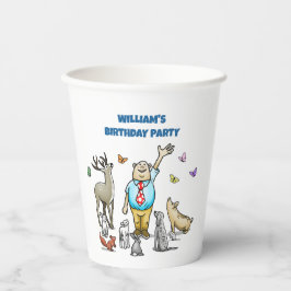 Alle feestbeesten bellen papieren bekers