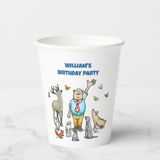 Alle feestbeesten bellen papieren bekers (Voorkant)