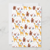 Alle feestdagen Animal Birthday Kaart (Achterkant)