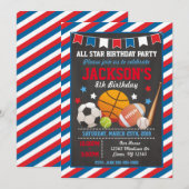 Alle feestdagen voor Star Sports Kaart (Voorkant / Achterkant)