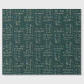 Alle feestdagen worden gepersonaliseerd cadeaupapier (Vlak)