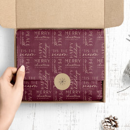 Alle feestdagen worden gepersonaliseerd tissuepapier