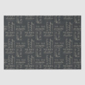 Alle feestdagen worden gepersonaliseerd tissuepapier (Voorkant)