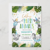 Alle feestdieren op zaterdag zaterdag kaart (Voorkant)