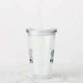 Alle feestdieren verjaardagsfeest acryl drinkbeker (Links)