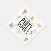 Alle feestdieren verjaardagsfeest servet (Hoek)