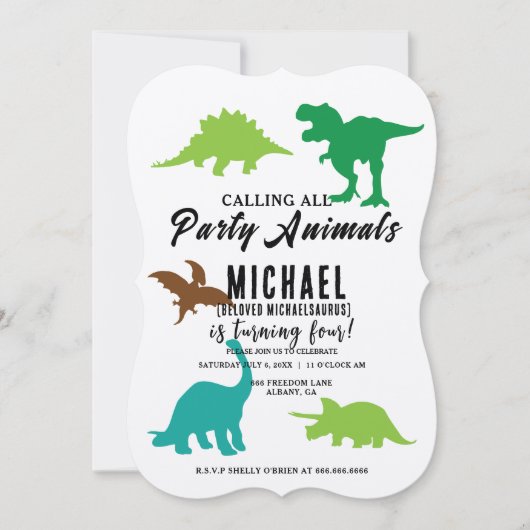 Alle feestdieren worden gesterdag geciteerd kaart (Voorkant)